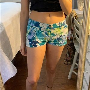 tropical super short shorts